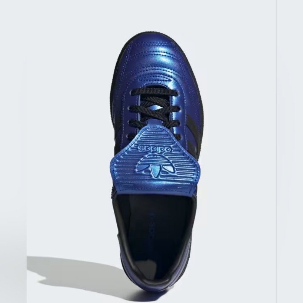 Adidas Men's Metallic Blue Athletic Shoes